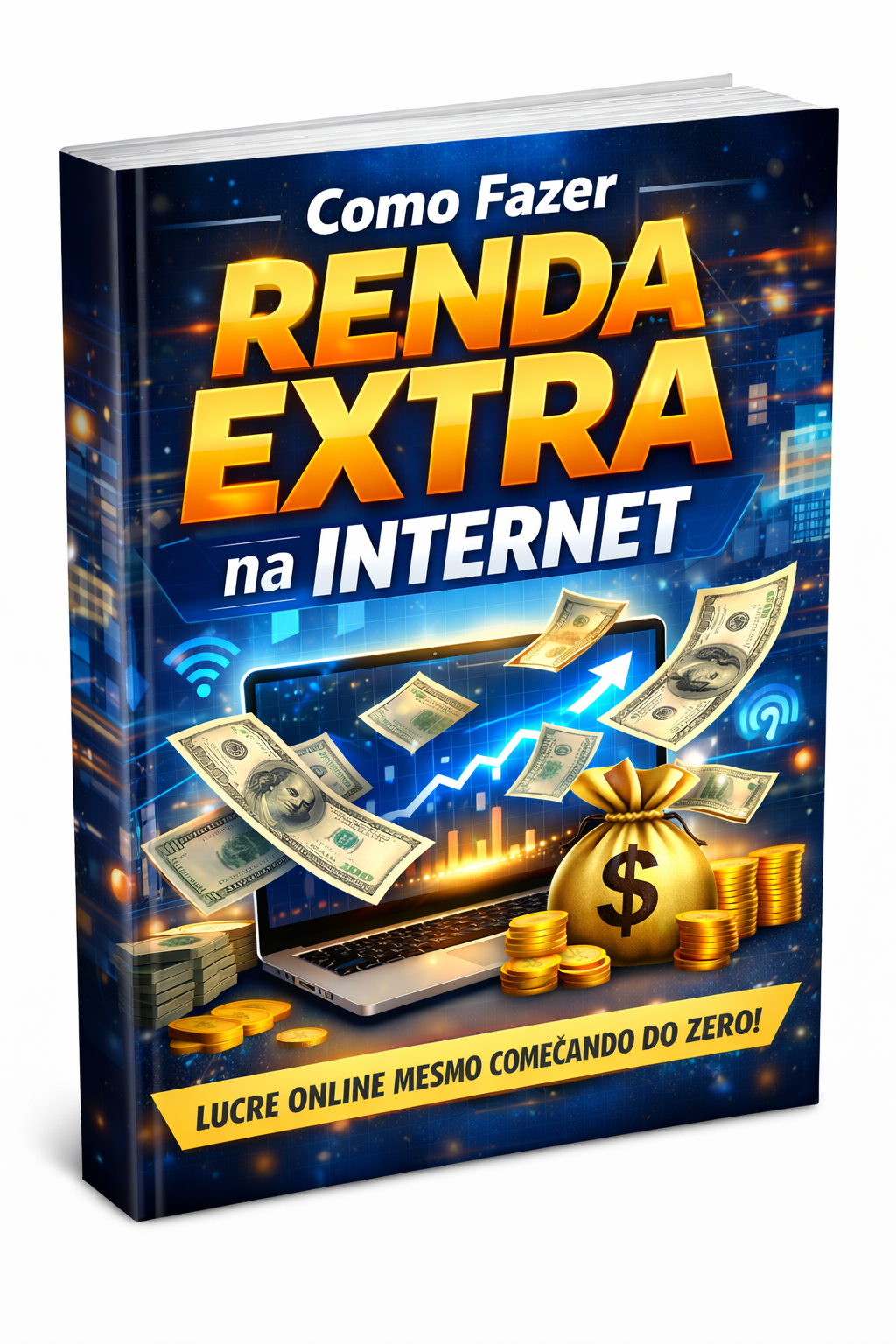 Capa do eBook Como Fazer Renda Extra na Internet